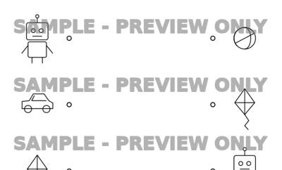 Cropped watermarked preview of Toy Shelf Twins